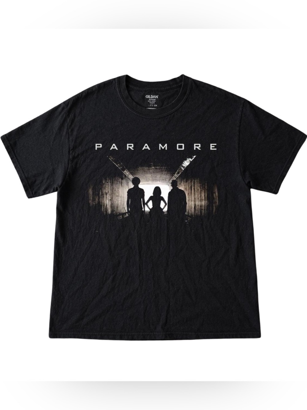 Classic Black Paramore Graphic Band T-Shirt - Men's Retro Crew Neck